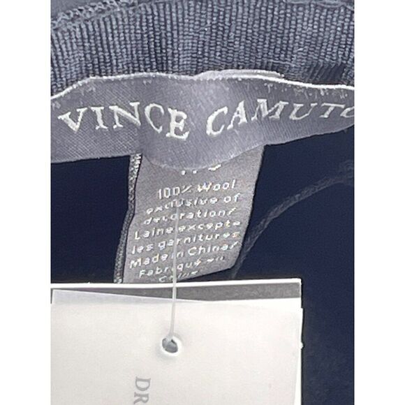 Vince Camuto Women Black Wool Floppy Adjustable Hat One Size NWT <3 main image 7